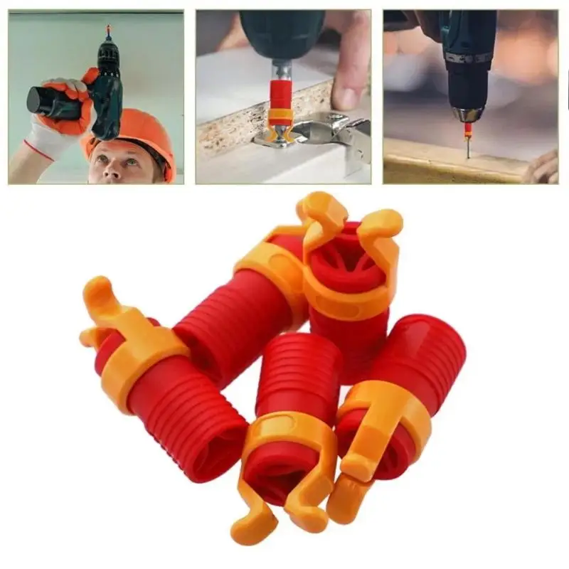 1/3/5Pcs Screw Holder Plastic Woodworking Universal Screw Fixing Sleeves Tool For Safety Screws And Drill Clamps