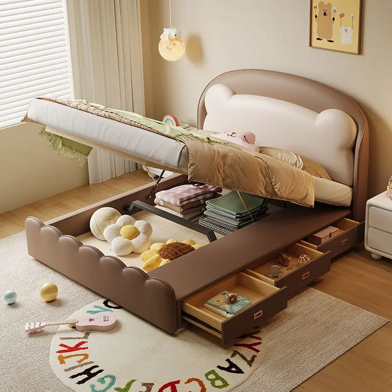 Factory Direct 2026 Solid wood boy children's room small apartment boy bed children's