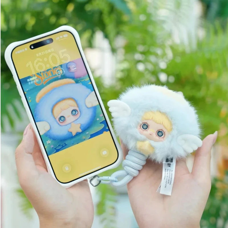 새로운 정품 메이메이 12 별자리 이야기 시리즈 블라인드 박스 귀여운 플러시 키체인 폰 스트랩 가방 장식 소녀용 크리스마스 선물