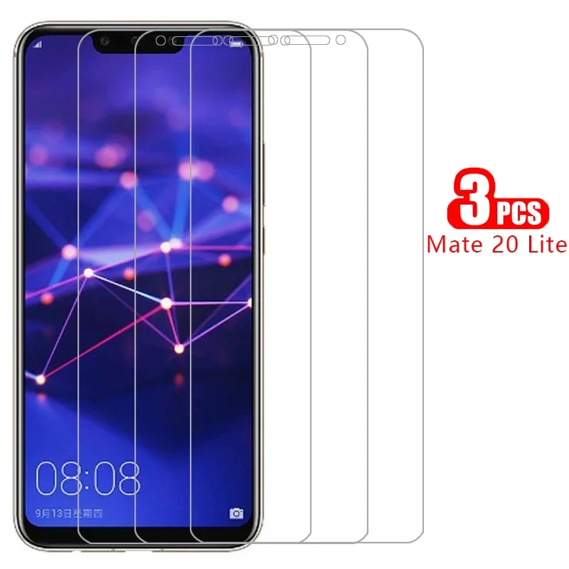 Vidrio templado protector para huawei mate 20 lite protector de pantalla en mate20lite mate20 película de seguridad hecha a luz huawe huwei hawei