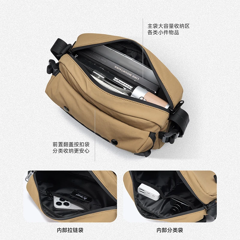 أزياء رجال الأعمال حقيبة ساعي أكسفورد مقاوم للماء 9.7 بوصة باد حقيبة كروسبودي ركوب الدراجات الرياضة حقيبة كتفية للسفر الاستخدام اليومي