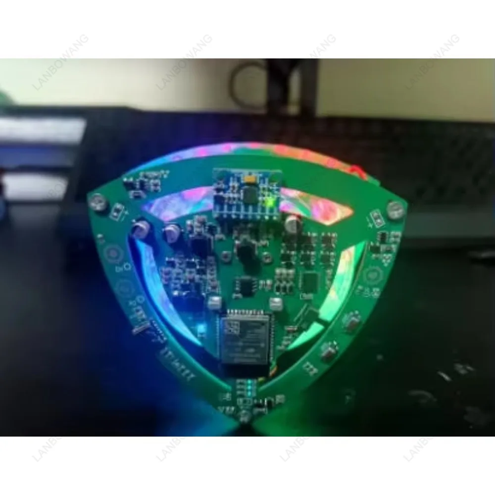 V3 Laylo Triangular Self‑Balancing Gyroscope M5 Momentum Wheel BLDC Motor Desktop Decompression Jewelry