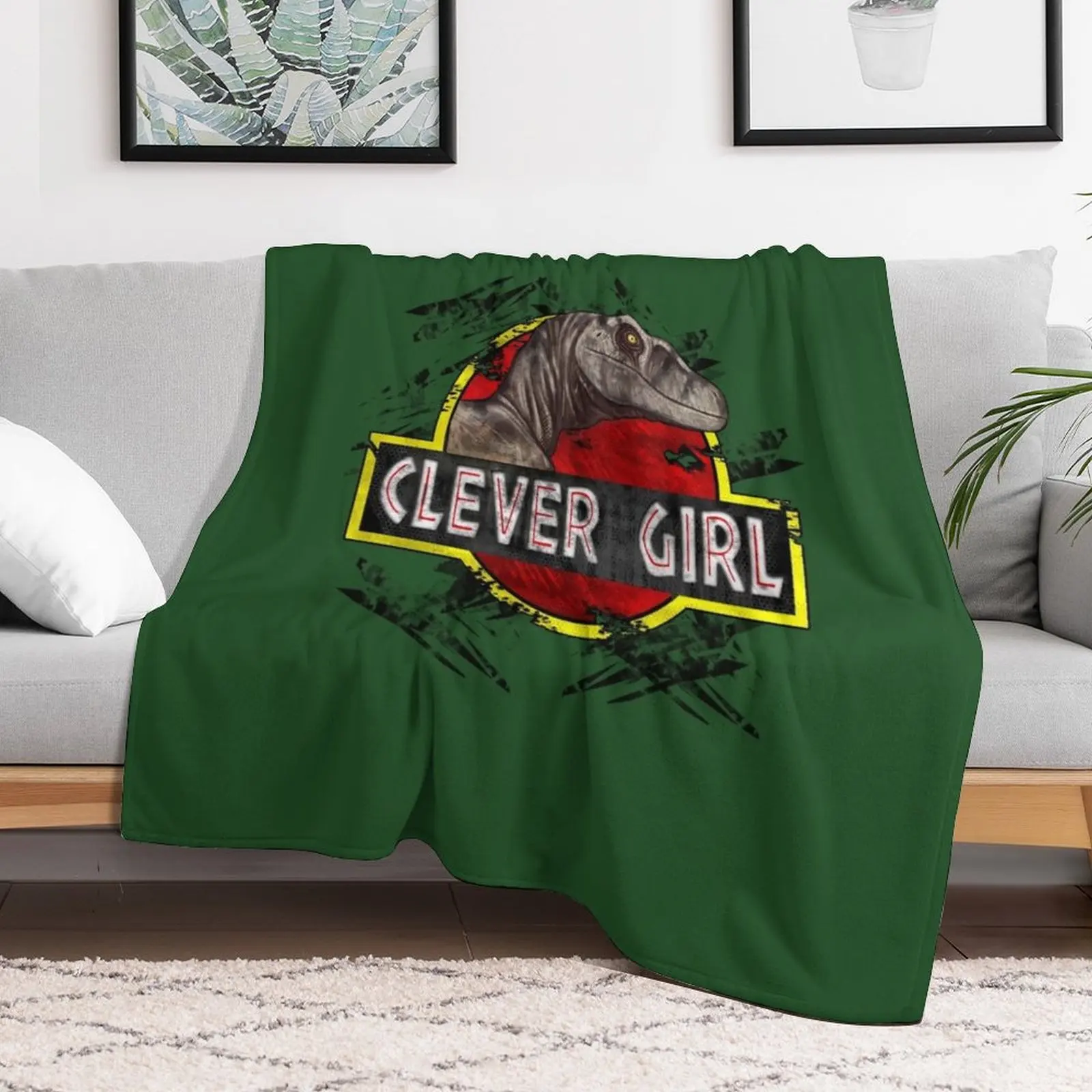 Clever Girl Throw Blanket Summer Decorative Sofa Blankets