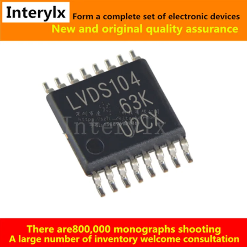 

10 шт./партия SN65LVDS104PWR SN65LVDS104PW SN65LVDS104P SN65LVDS104 LVDS104 IC МУЛЬТИПЛЕКСОР 1CH 16tssop