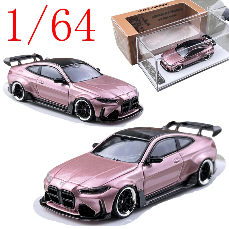 

SW Diecast 1/64 Scale BMW M4 G82 ADRO BODY KIT Supercar Model Alloy BMW M4 G82 Sedan Car Model Gift Collection Ornament