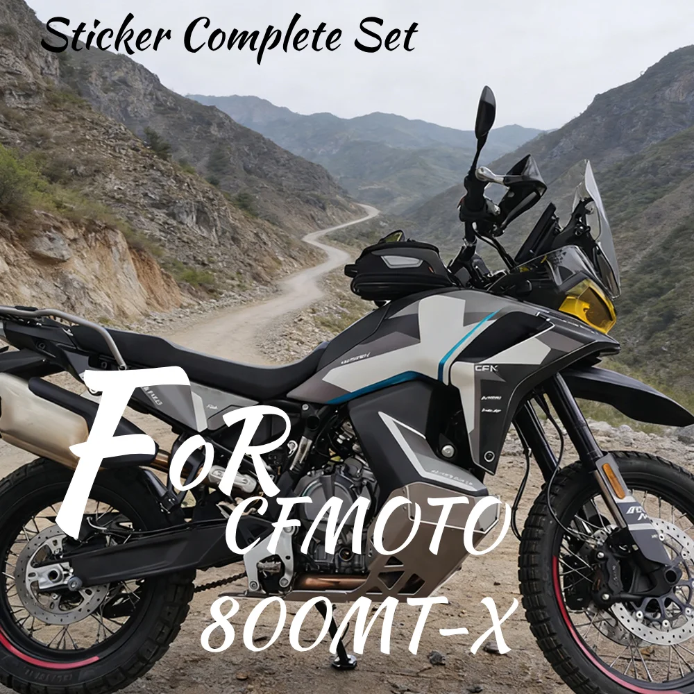 

For CFMOTO 800MT-X MTX800 Complete Motorcycle Decal Set Full Body Protection Sticker Graphic Wrap Kit 800MTX Accessories
