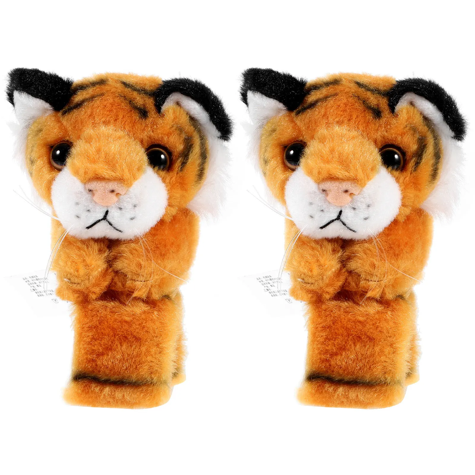 

2Pcs Animal Slap Bracelets Stylish Exquisite Stuffed Animal Design Smooth Comfortable Edges Kids Party Favors Jungle Theme Decor