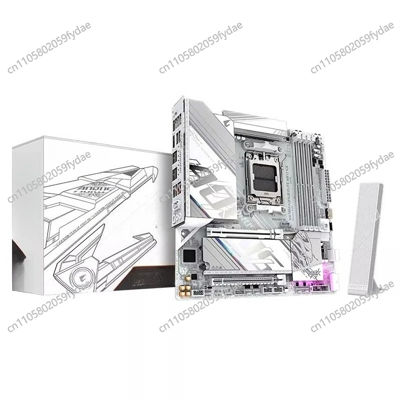 AM5 Motherboard ATX White Ice Sculpture X870M A ELITE WIFI7 ICE D5 Supports COM DDR5 Maximum 64GB Memory