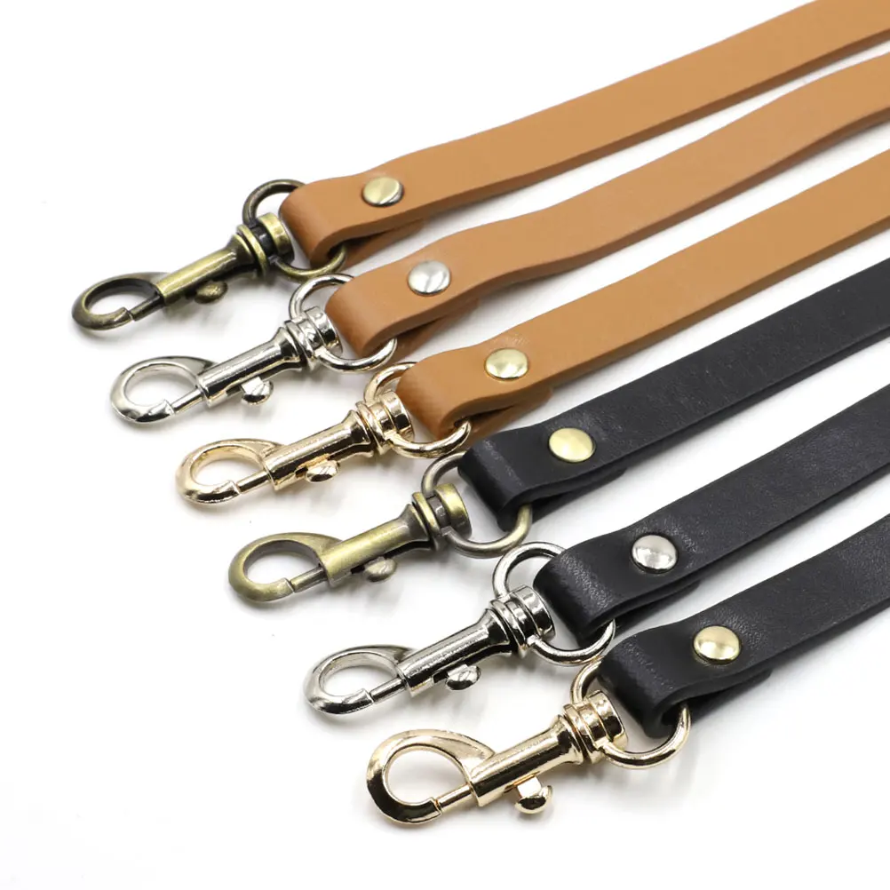 

Shoulder Strap 120Cm Adjustable Pu Replacement For Crossbody Travel Gym Bag Khaki Brass Buckle Bag Accessory