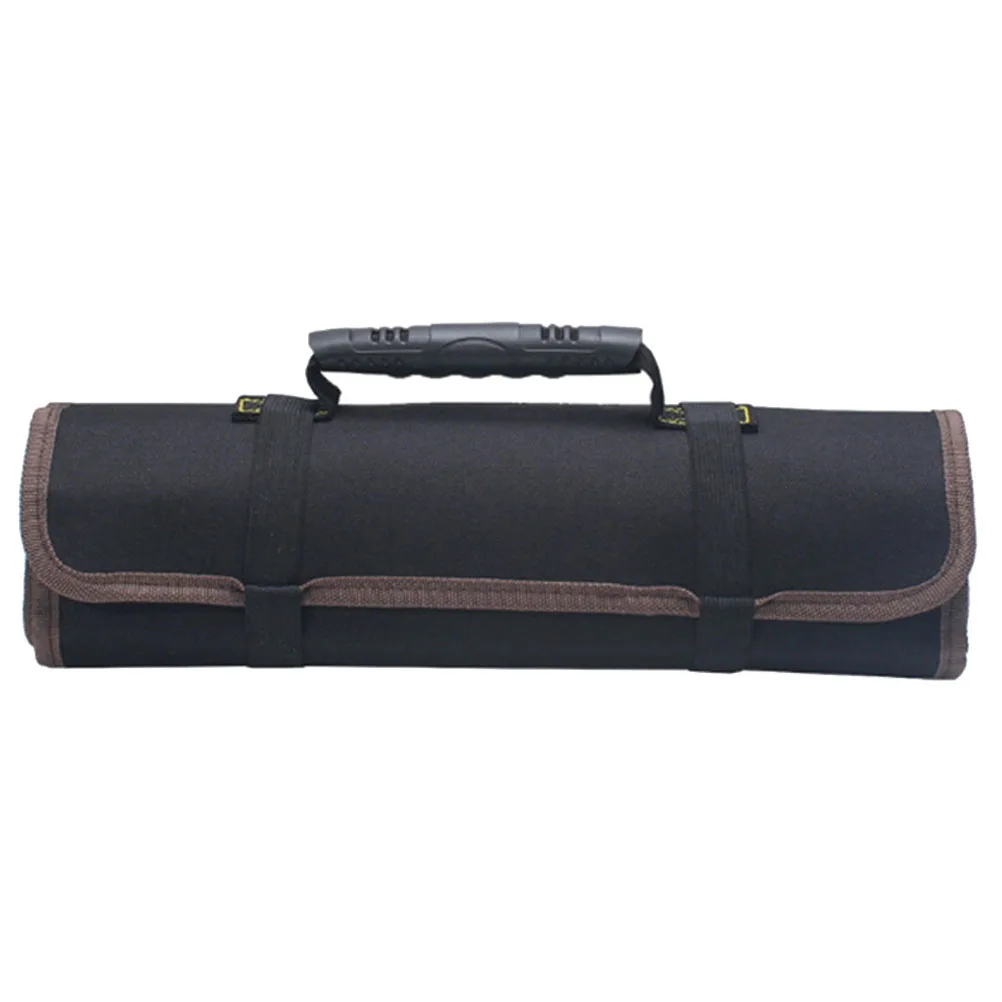 

Motorcycle Tool Bag Heavy Duty Roll Up Pouch Large Capacity Rainproof Fabric Compact Size Storage Solution Spanner Organizer