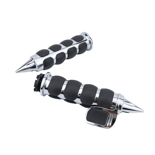 Imagen 2 del producto Manillar de motocicleta de 25mm y 1 "", empuñaduras de mano para Harley Cruiser Chopper personalizado Suzuki bulevar M109R Road Glide