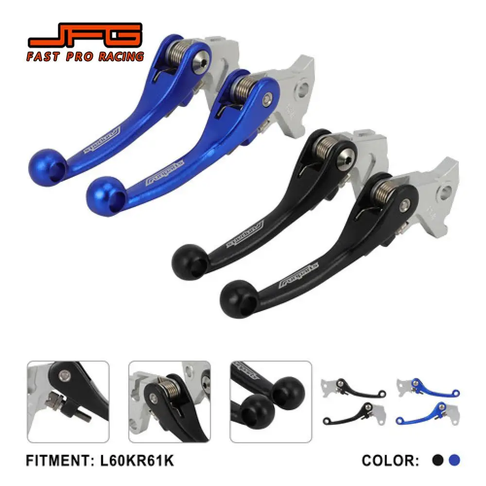 Funparts YZ 80 85 TTR250 Motorcycle Brake Clutch Lever Handle For WR250R 250X XT250 250X DT230LANZA TW200 225 Dirt Bike Aluminum
