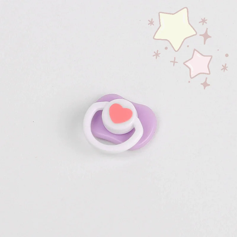 5 piezas de muñeca en miniatura encantadora, chupete, pezones simulados para muñeca, suministros para jugar a las casitas, accesorios de juguete para niños