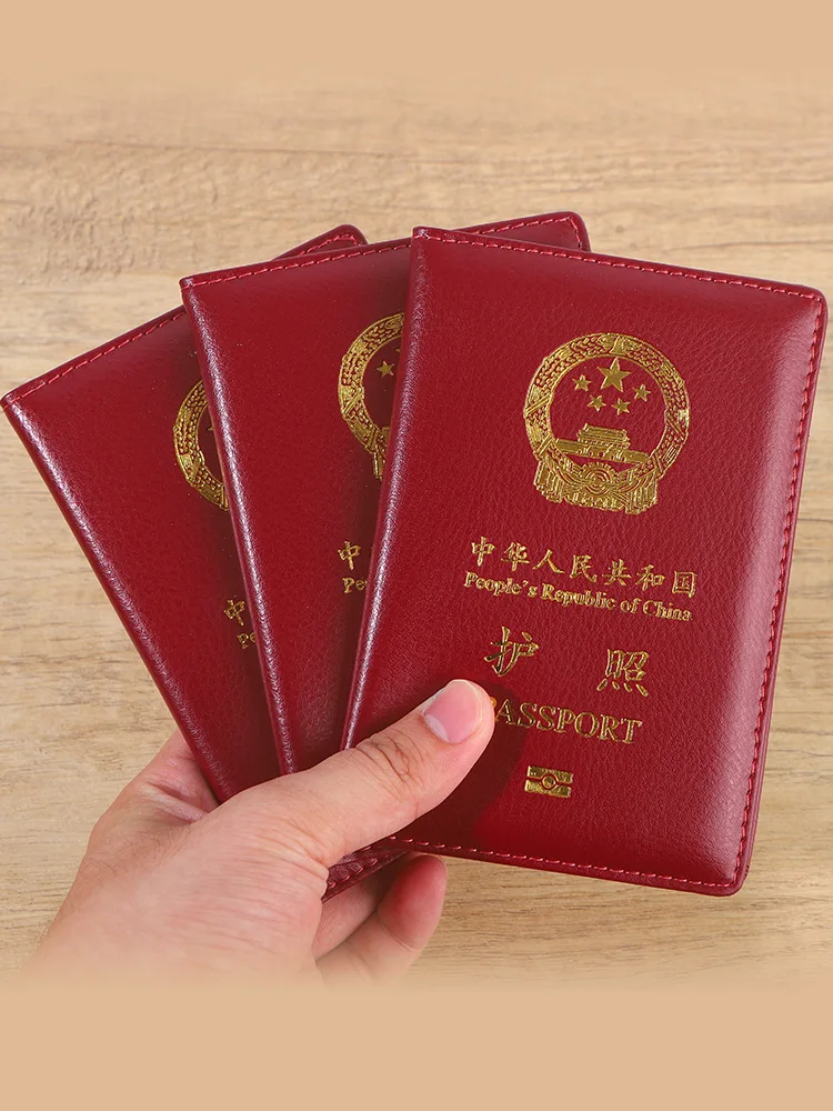 

Обложка для паспорта из натуральной кожи, дорожная сумка для документов, прозрачный внутренний защитный чехол для паспорта и важных документов