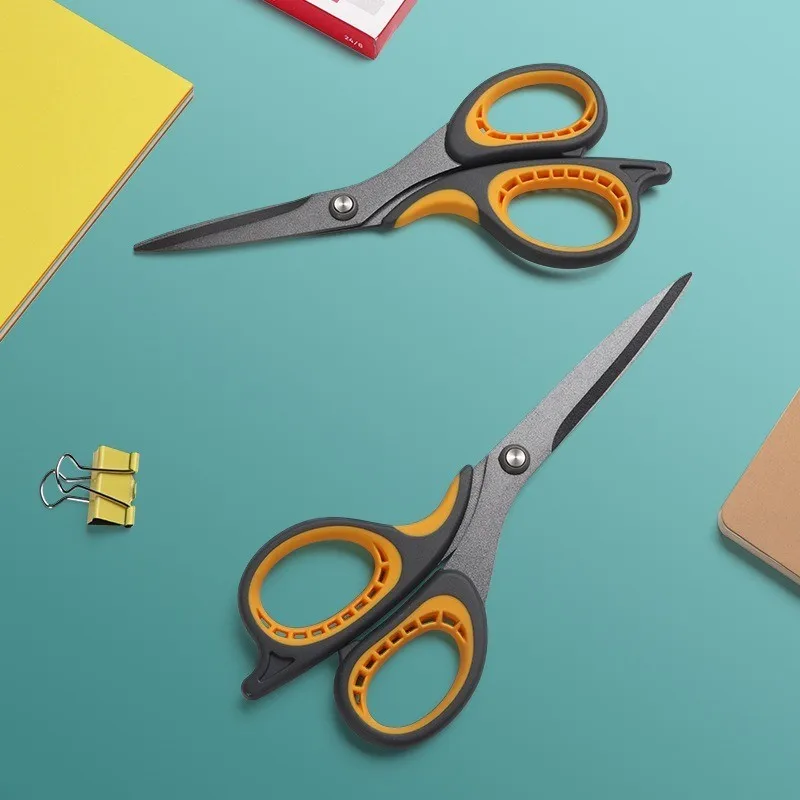 Stainless Steel Large Coated Soft-touch Multi-functional Home Office Scissor Hand Craft Tailor's Stationery Vintage Scissors