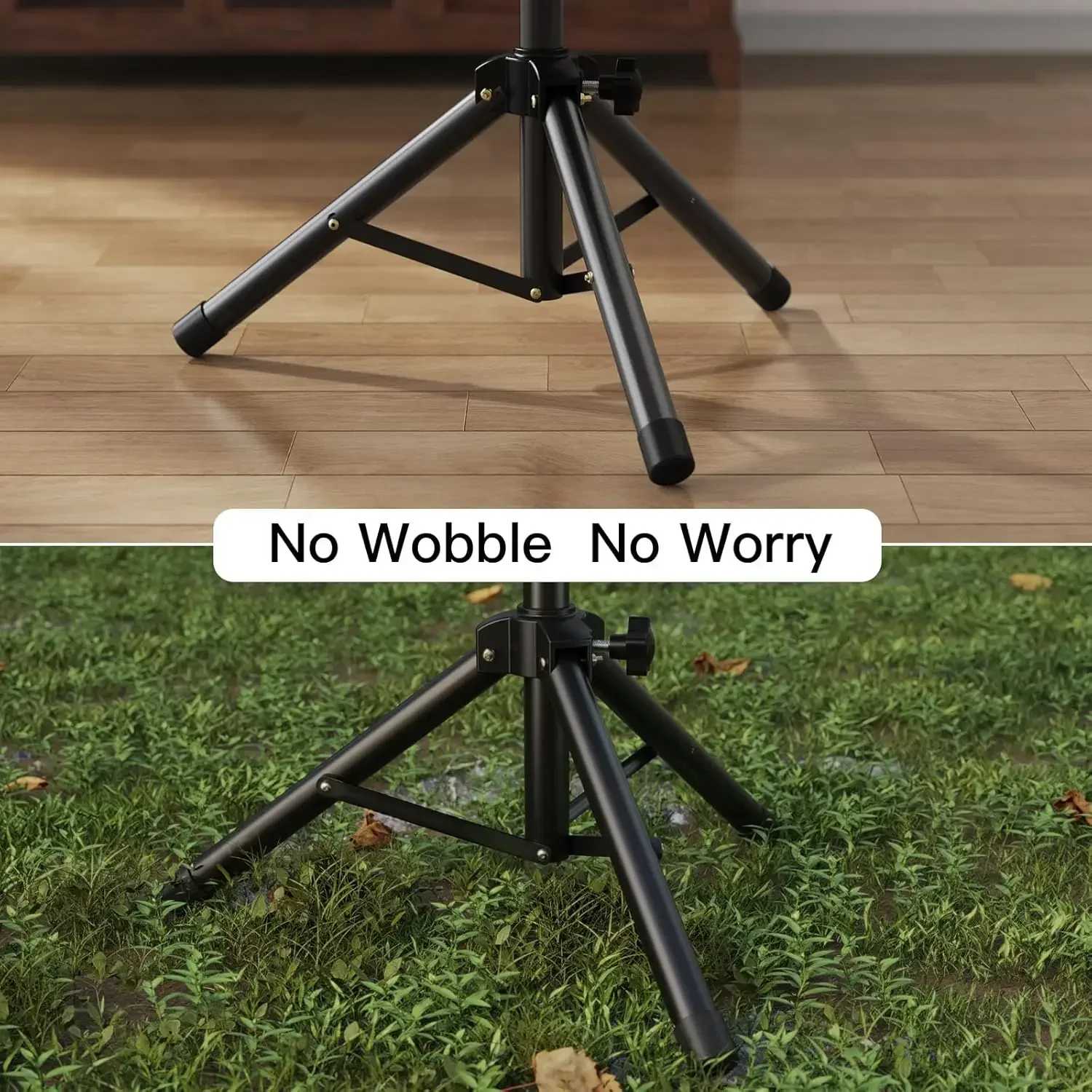 Height Adjustable Projector Tripod Stand for 26 to 51 in, Foldable Laptop Tripod Stand, Portable Outdoor Projector Stand