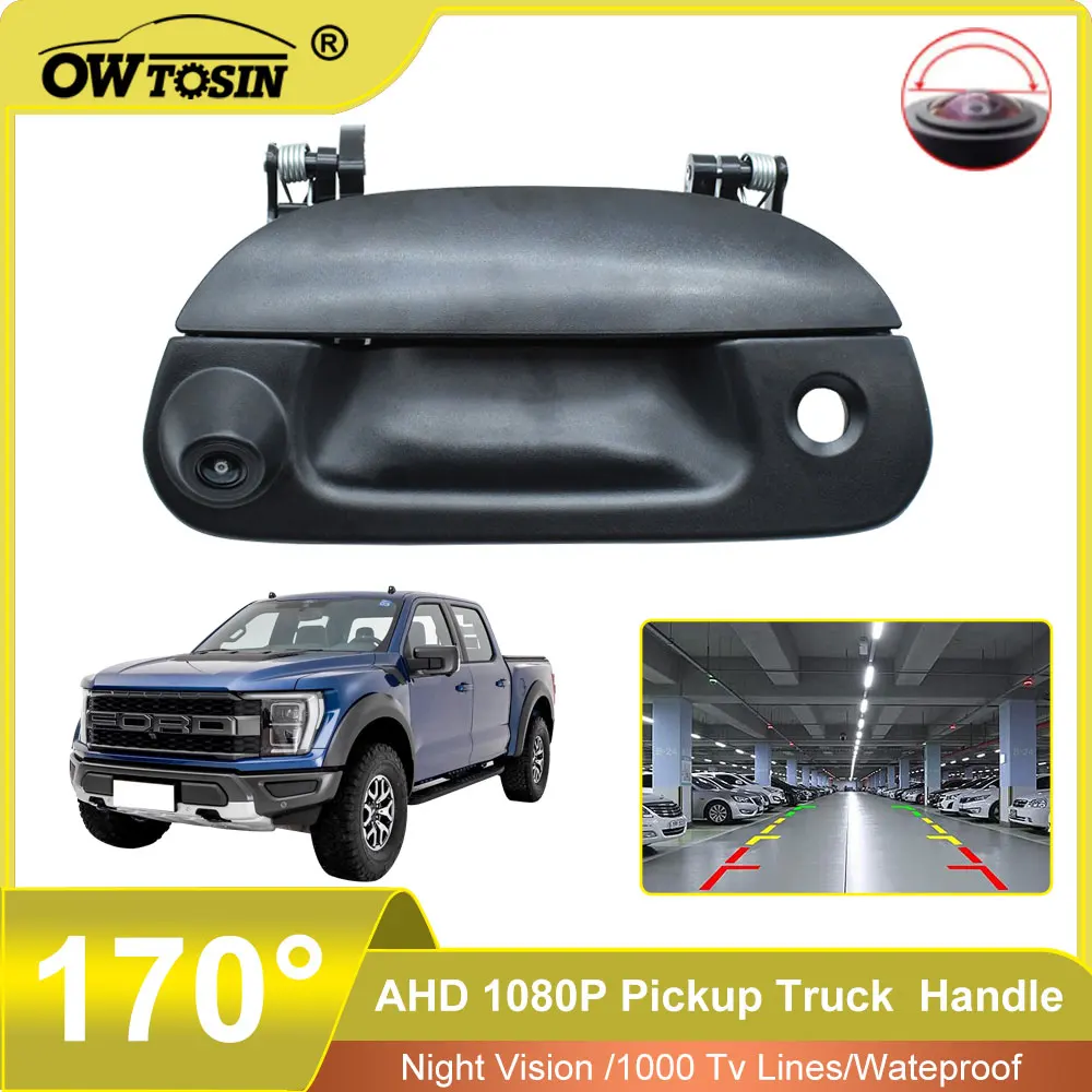 Vehicle AHD 1920x1080P 170° Pickup Trunk Handle Rear View Camera For Ford Exlorer Sport Trac 2001-2005 LOBO 2001- 2003Car Camera