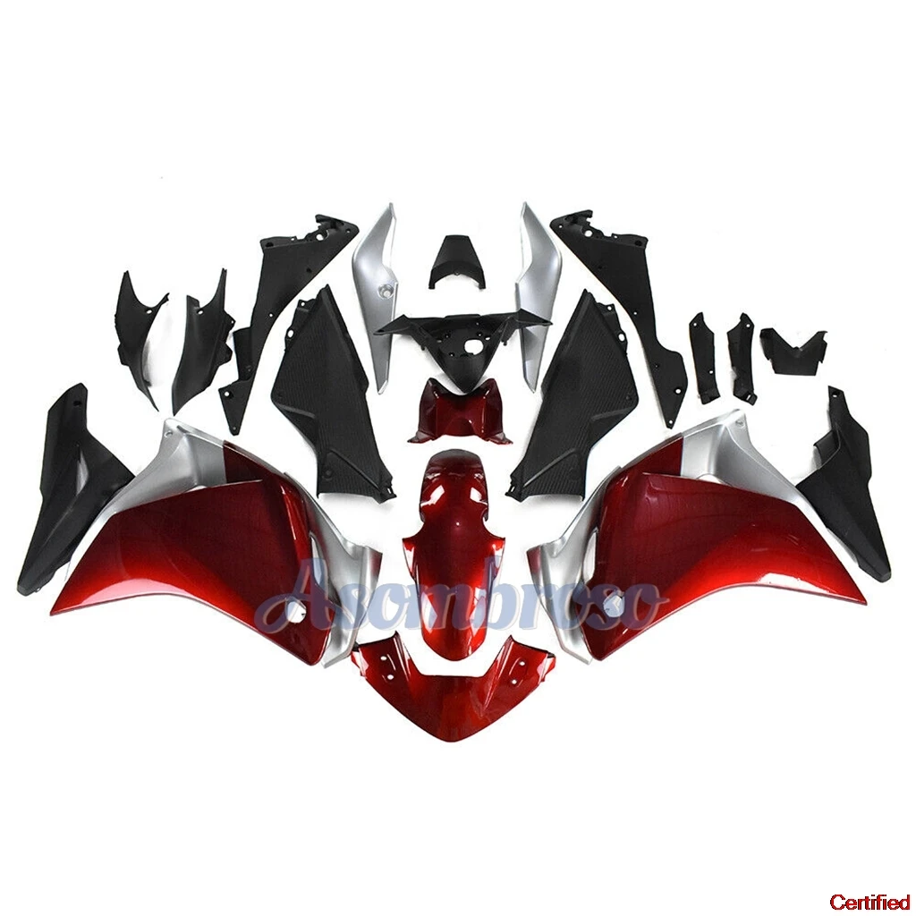 دراجة نارية هدية ل CBR250RR CBR250R 2011 2012 2013 2014 2015 2016 CBR 250R 11 12 13 16 الأحمر فضي هيكل السيارة شل غطاء