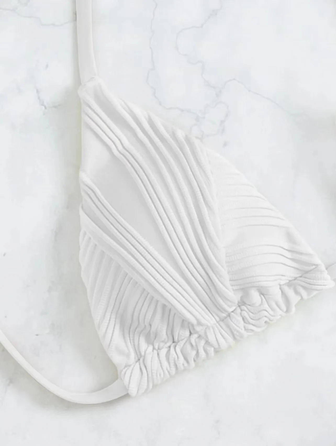 여성용 골지 타이 사이드 비키니 수영복은 솔리드 로우 웨이스트 투피스 홀터 레이스 업 수영복 비치웨어 입욕