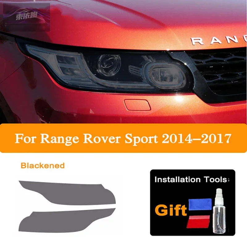 

Защитная пленка для автомобильных фар и задних фонарей для Range Rover Sport L494 2014-настоящее время, передняя защита от царапин, черная прозрачная ТПУ PPF