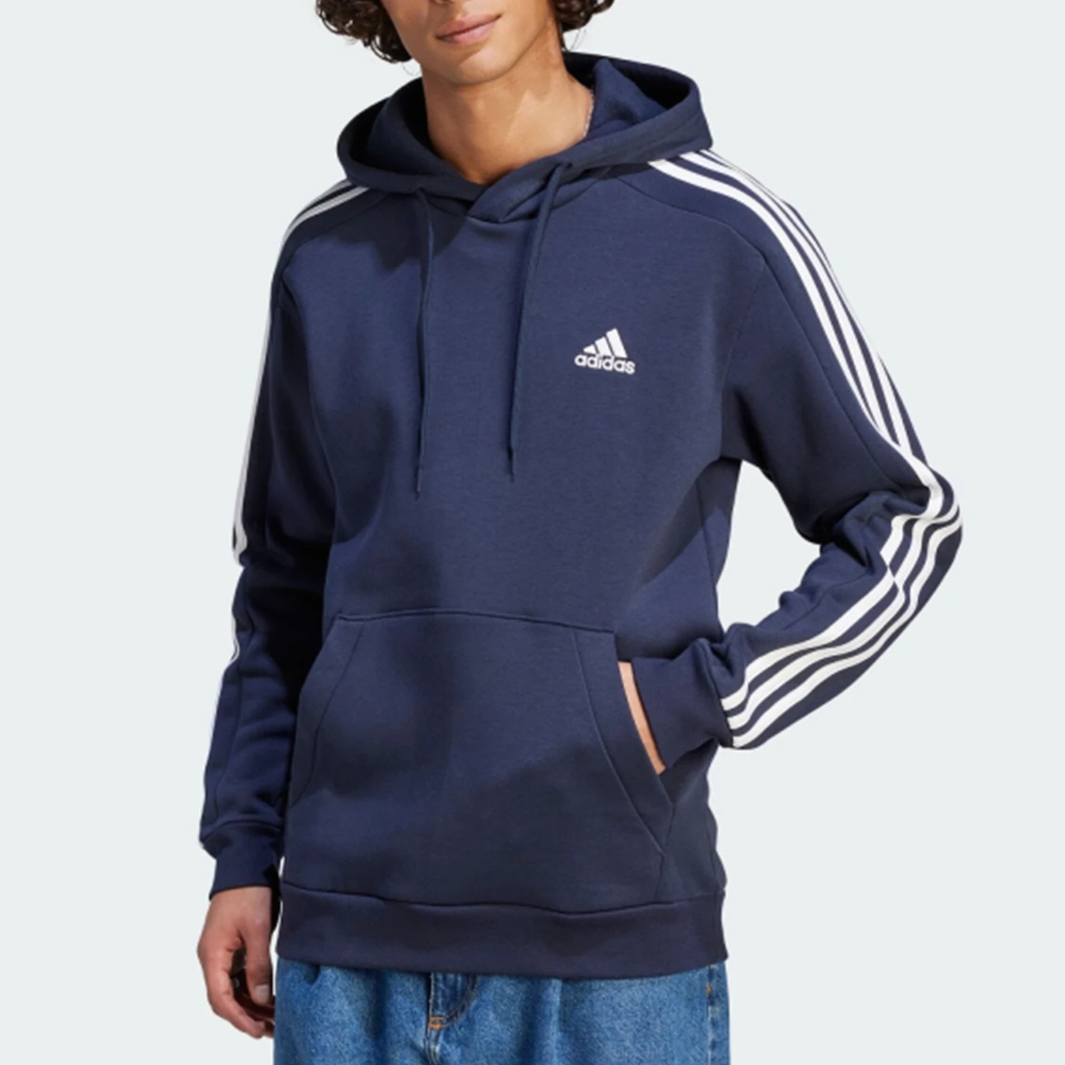 Adidas genuine New Men's Loose Casual Retro Hooded Sweatshirt IJ6473