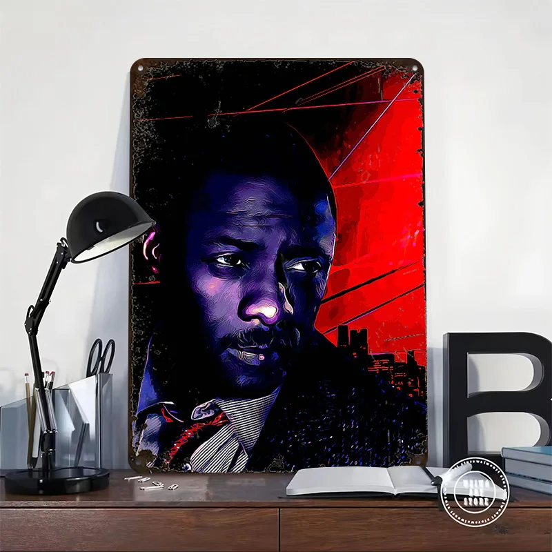 Luther Printing Poster Customized Retro Wall Art Vintage Metal Signs for Mancave Decoration Home Decor Living Room Accessories
