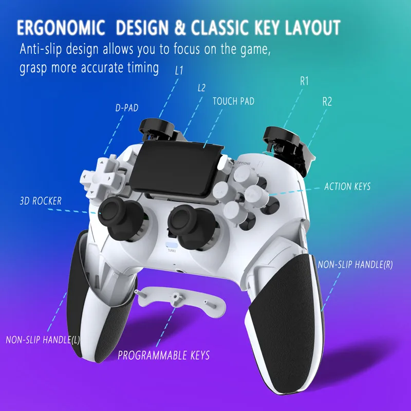 PS4 Controller Joystick Gamepad For PS4 Controller Wireless Bluetooth Gamepad for PS4 Controller Fit for PS4/Slim/Pro Console