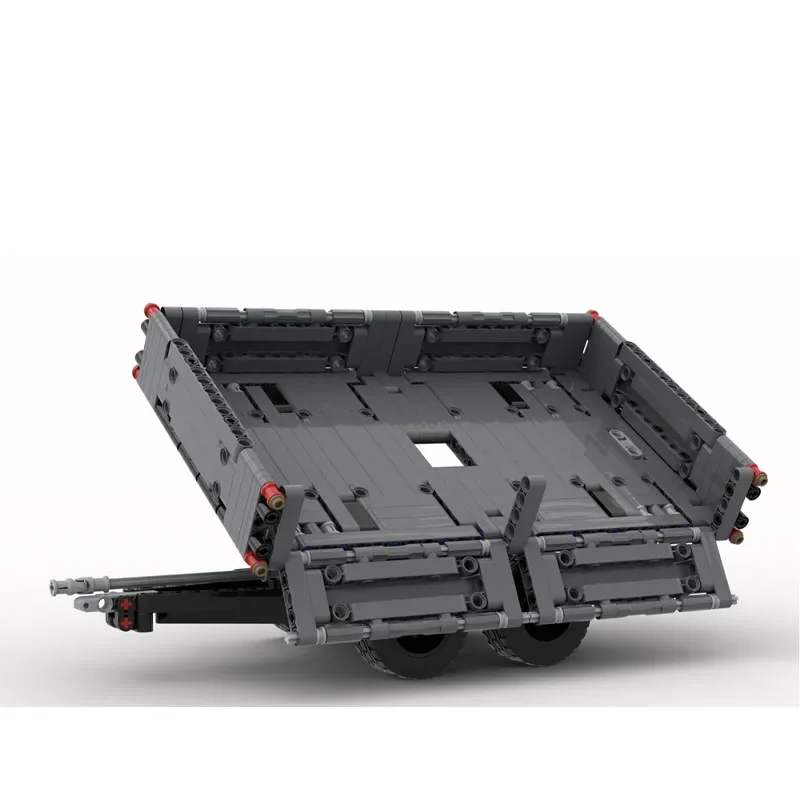 

MOC-139897 Новая классическая маленькая 3-сторонняя модель самосвала с прицепом, 535 шт., игрушка в подарок на день рождения для мальчиков и детей