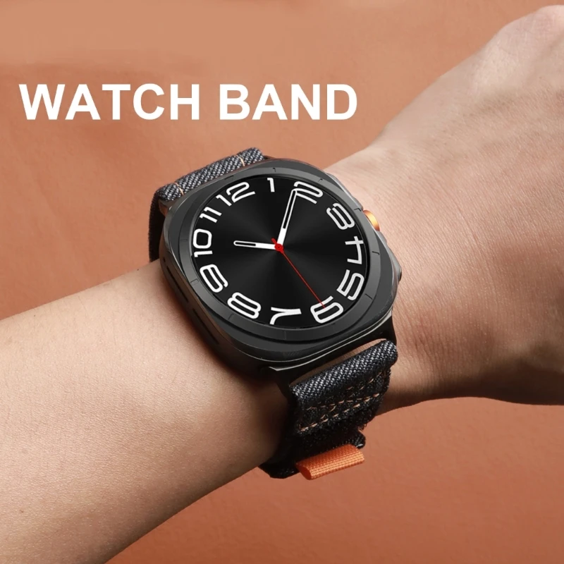 Регулируемые ремешки для часов Ультра 44 мм холст спортивный браслет для часов