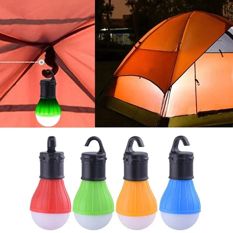 Tragbare Camping Ausrüstung Outdoor Hängen 3 LED Camping Laterne Weiches Licht LED Camp Lichter Birne Lampe für Camping Zelt Angeln
