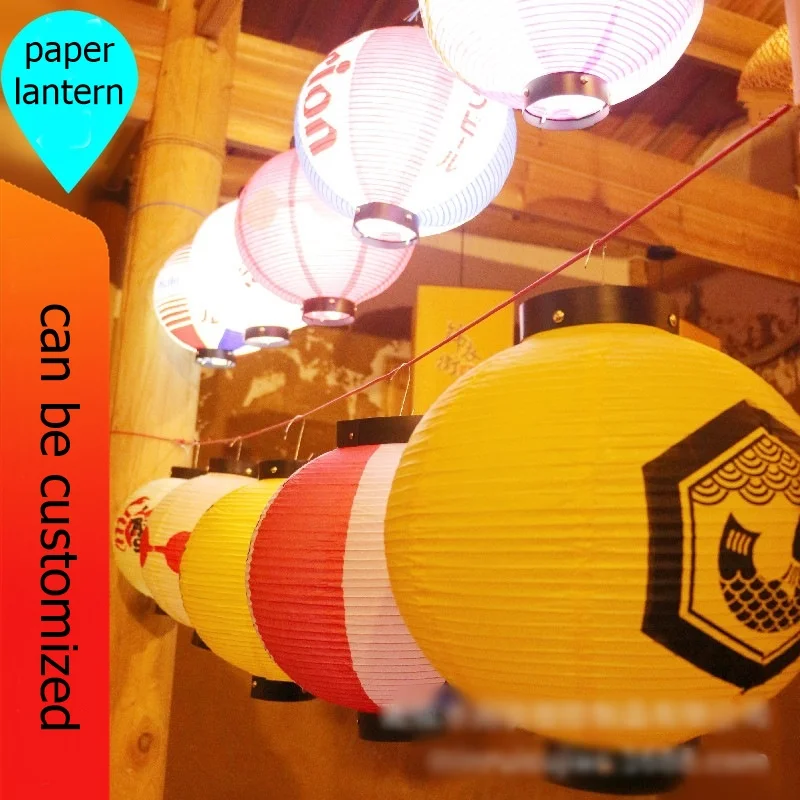 Paper Lantern Multi Color Chinese New Year Lantern Japan Restaurant And Home Decoration Accessories Chinese Lantern Customized