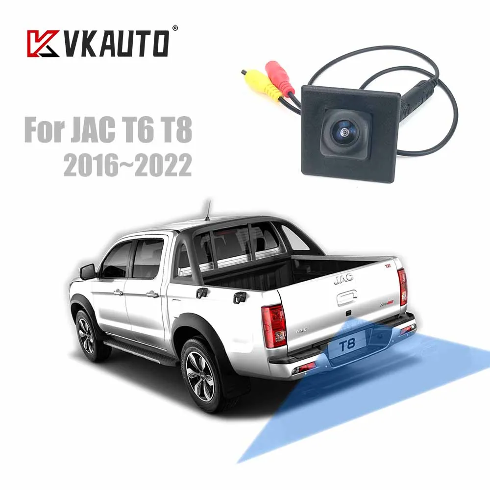 

VKAUTO Fish Eye Rear View Camera For JAC T6 T8 2016~2022 CCD HD Night Vision Reverse Parking Backup Camera