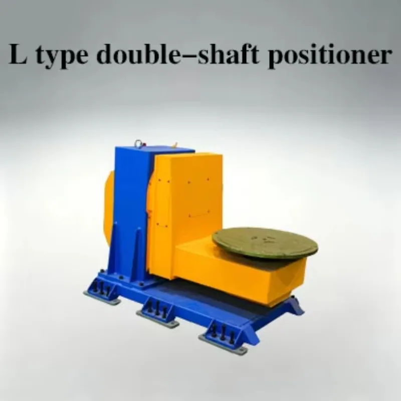 L-type Positioner, Welding Positioner, Automatic Flipping Heavy-duty Lifting Horizontal Rotating Table, Dual Axis Positioner