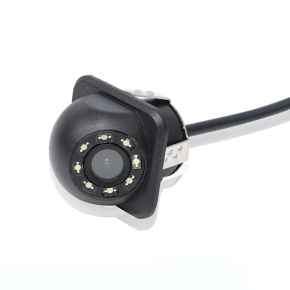 Car Rear View Camera 170 Degree Wide Angle 8LED Infrared Night Vision Waterproof for Car Truck Rv Reversing Security