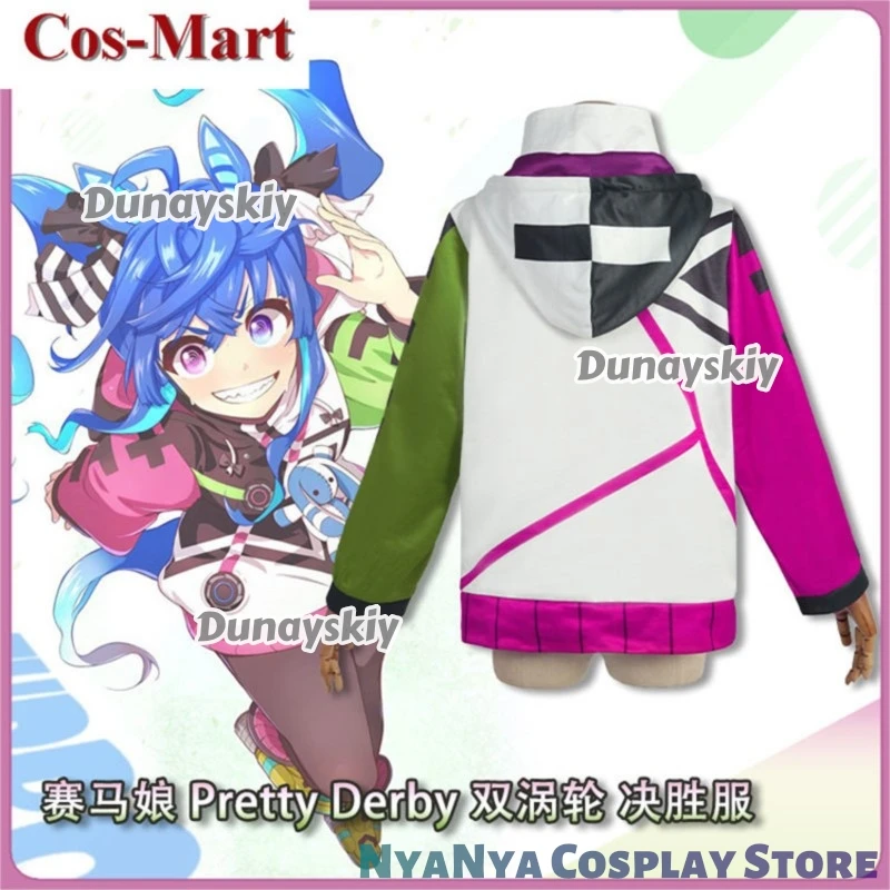 Umamusume Pretty Derby Twin Turbo Cosplay 코스프레 Umamusume Cosplay Twin Turbo 코스프레 Wig Rabbit Boots Halloween Hoodie