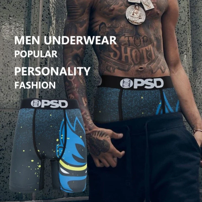 

OZPSD 1Pcs Men Underwear Boxer Nylon Breathable Crotch Man Boxer Briefs Sexy Men's Panties Plus Size L-XXL Mens Boxer Underpants
