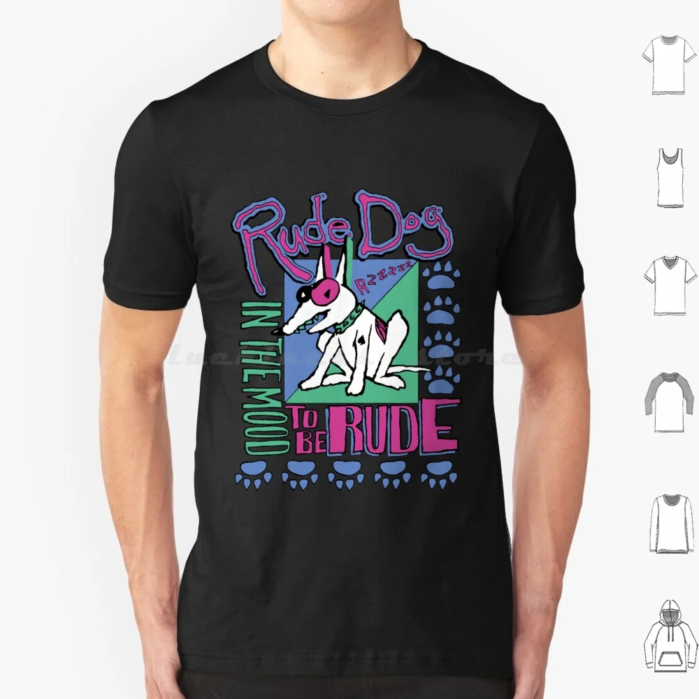 Camiseta de talla grande 100% de algodón, prenda de vestir, en el estado de ánimo para ser Rude Essential