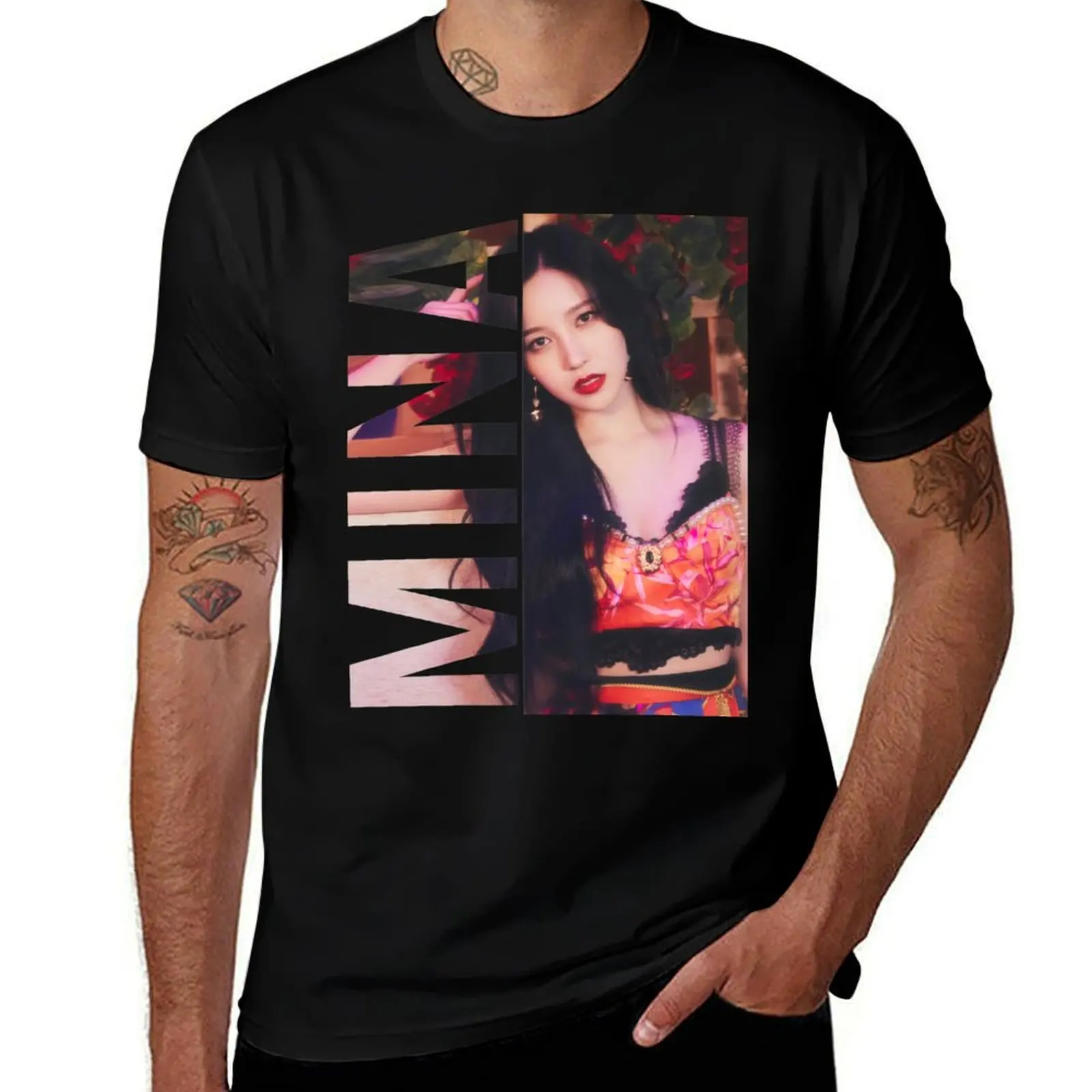 Kpop Mina T-Shirt Soft Durable Cotton T-Shirt