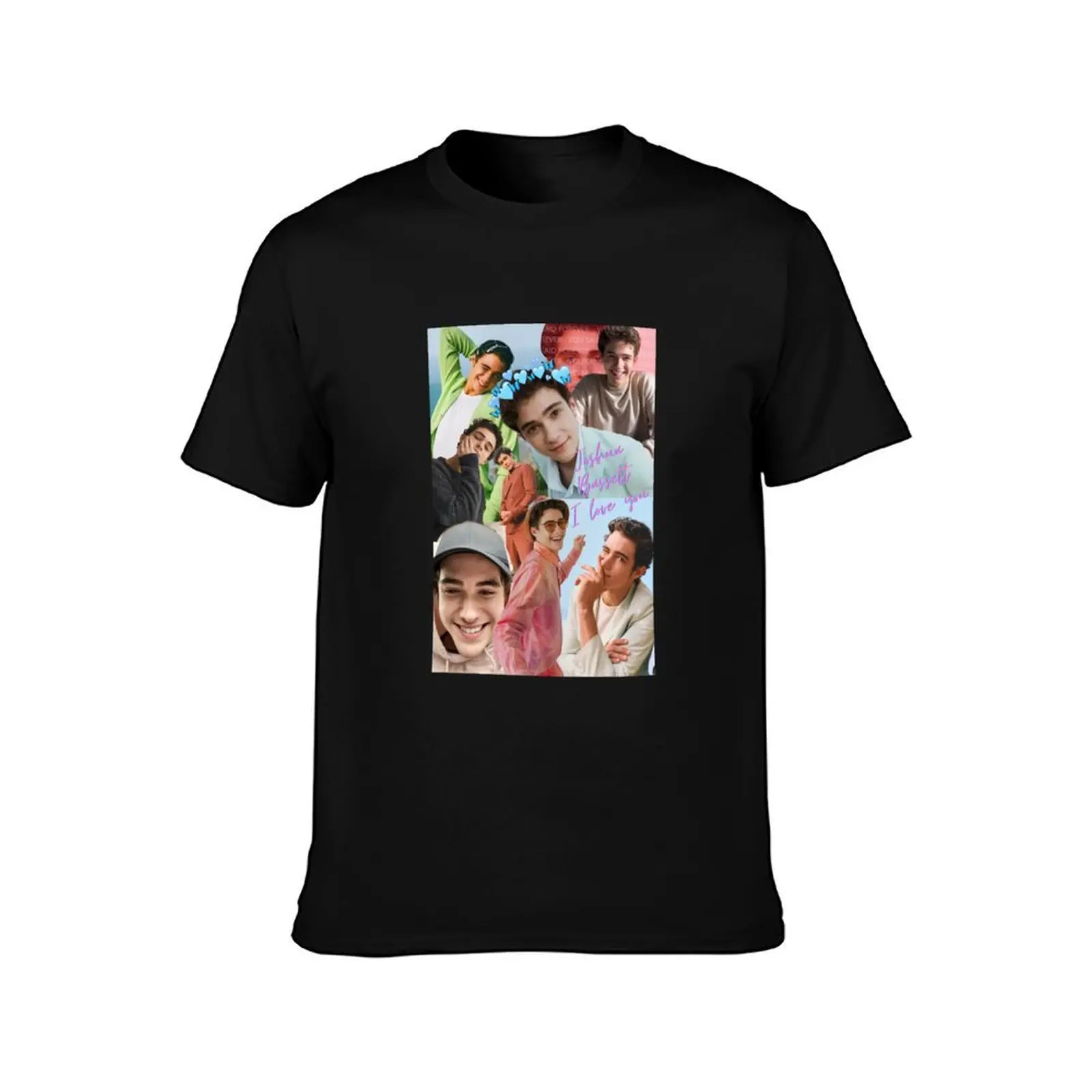 Joshua Bassett collage T-Shirt Casual All Match Short Sleeve T-Shirt