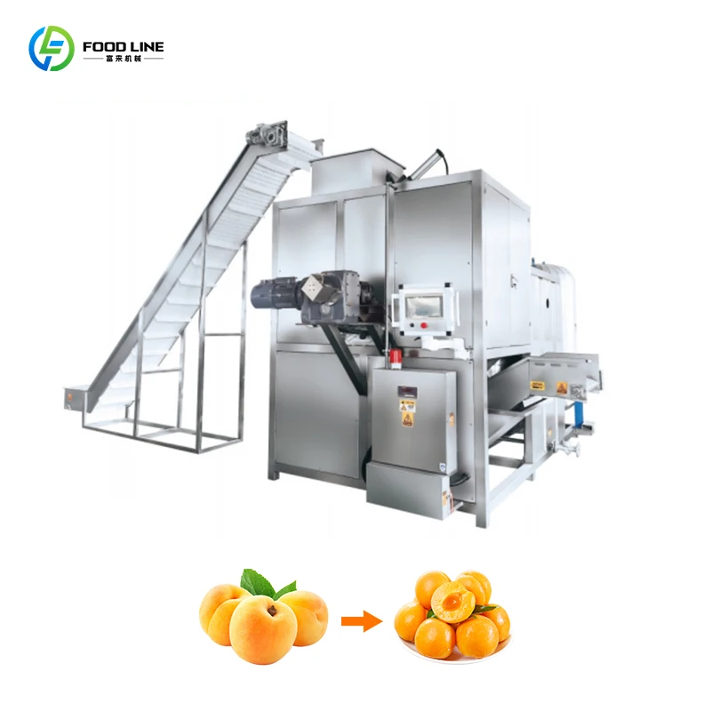 Stoomschiller voor aardappel Stoomschiller voor wortel en perzik Tomaat Stoomschiller Machine