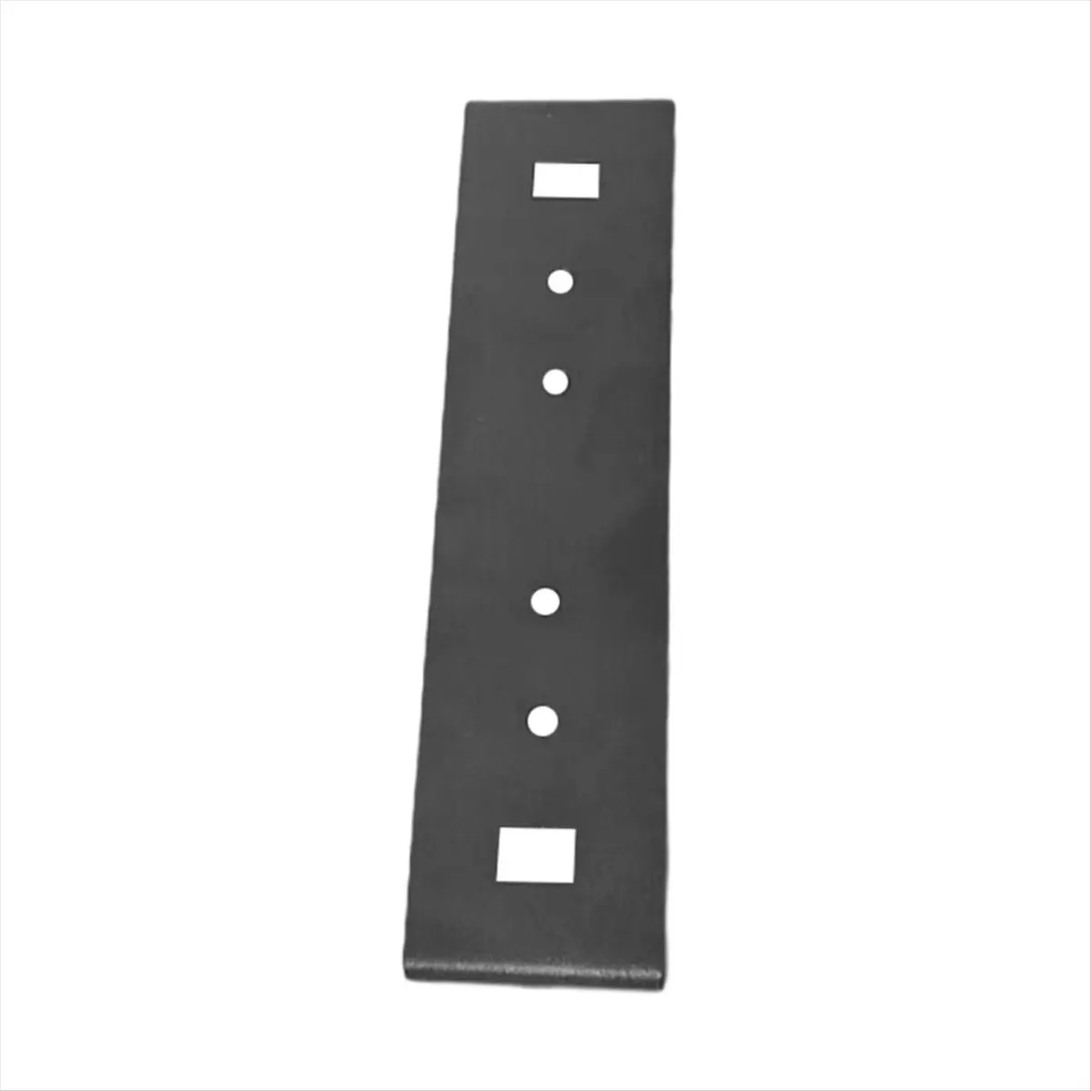 HOME USE-A 2PCS Heavy Duty Iron Mailbox Mounting Brackets Mailbox Mounting Fixtures for Large Floor Mailboxes Up to 8 Ft Wide