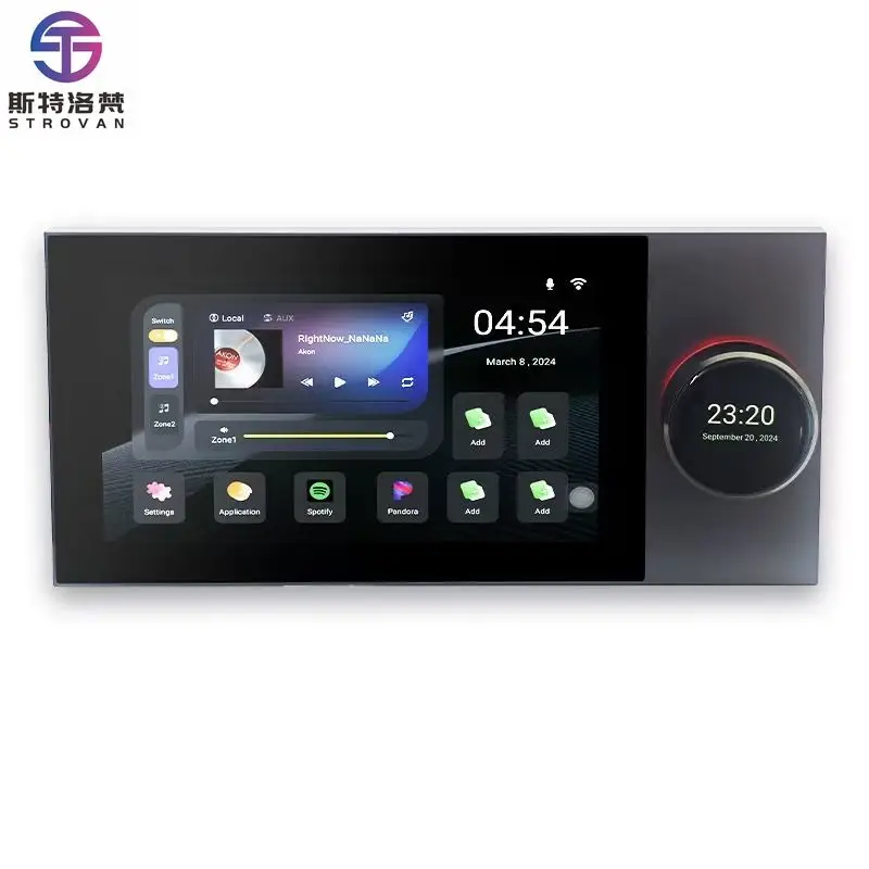 

STLF 2025 Tuya 10 Inch Smart Home Zigbee Gateway IPS Music Panel WiFi Connectivity Built-in Amplifier Control Smart Home Kits Sy