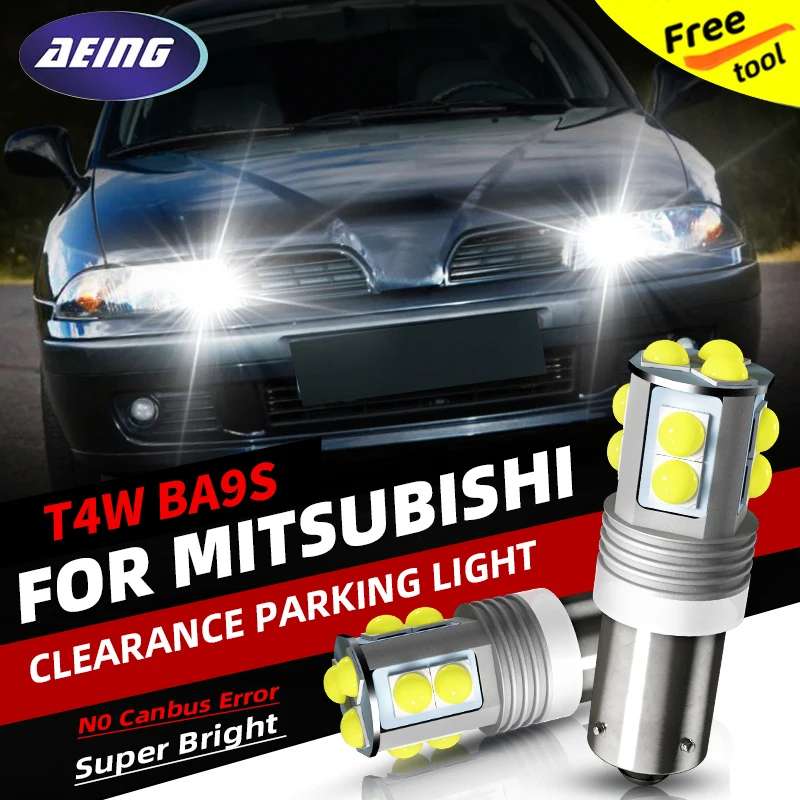 

2pcs T4W LED Clearance Side Marker Parking Lights Bulbs BA9S 64111 1895 Canbus Error Free For Mitsubishi Carisma Galant 6