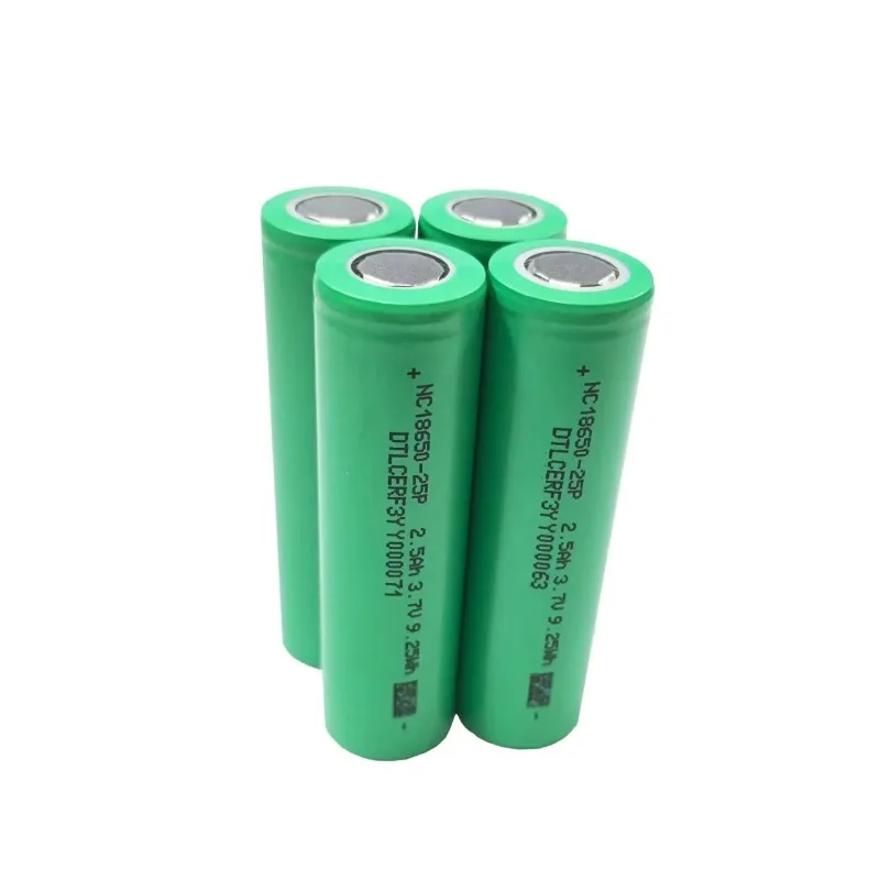 1-20PCS 18650 3.7V 2500mAh Rechargeable Li-ion Battery High Discharge Cell for Flashlight Power Bank DIY Projects