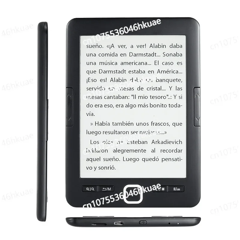 BK6033 Ink Screen Electric Paper Book Reader Front Light Reading Review E-Book Novel Ebook Reader