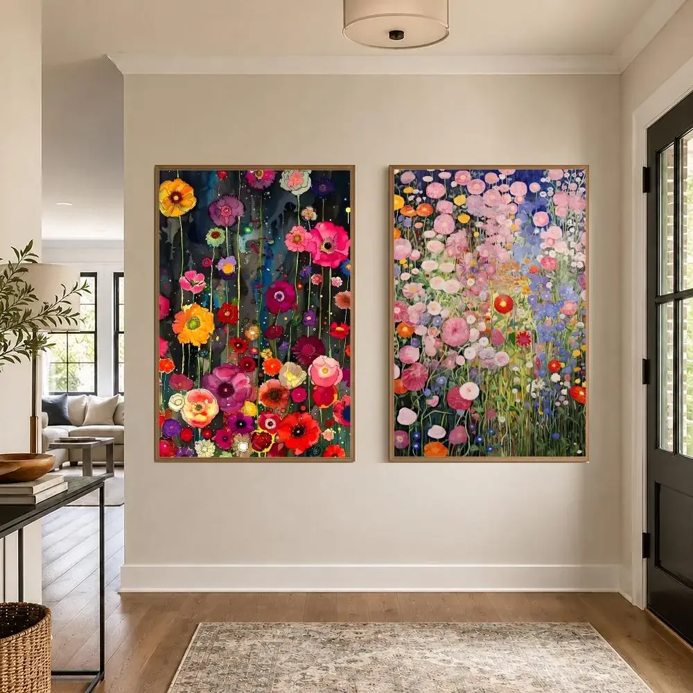Artist Gustav Klimt Art Nouveau Graphic Wall Art Poster HD Waterproof PP Paper Print for Bedroom Living Room Office Decor Gift