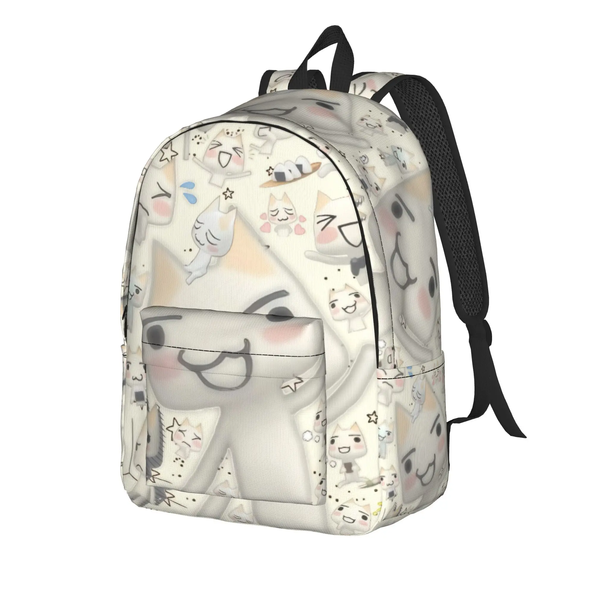 Inoue Toro Backpack Cute Cat Trekking Backpacks Student Unisex High Quality Lightweight High School Bags Kawaii Rucksack