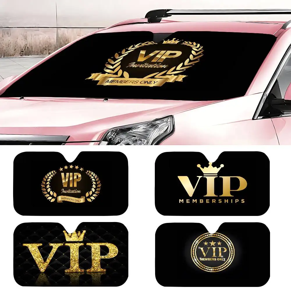 

This Link For Our VIP Logo Car Sun Shade Windshield Shocked Car Front Window Sunshades Cover Keep Vehicle Cool UV