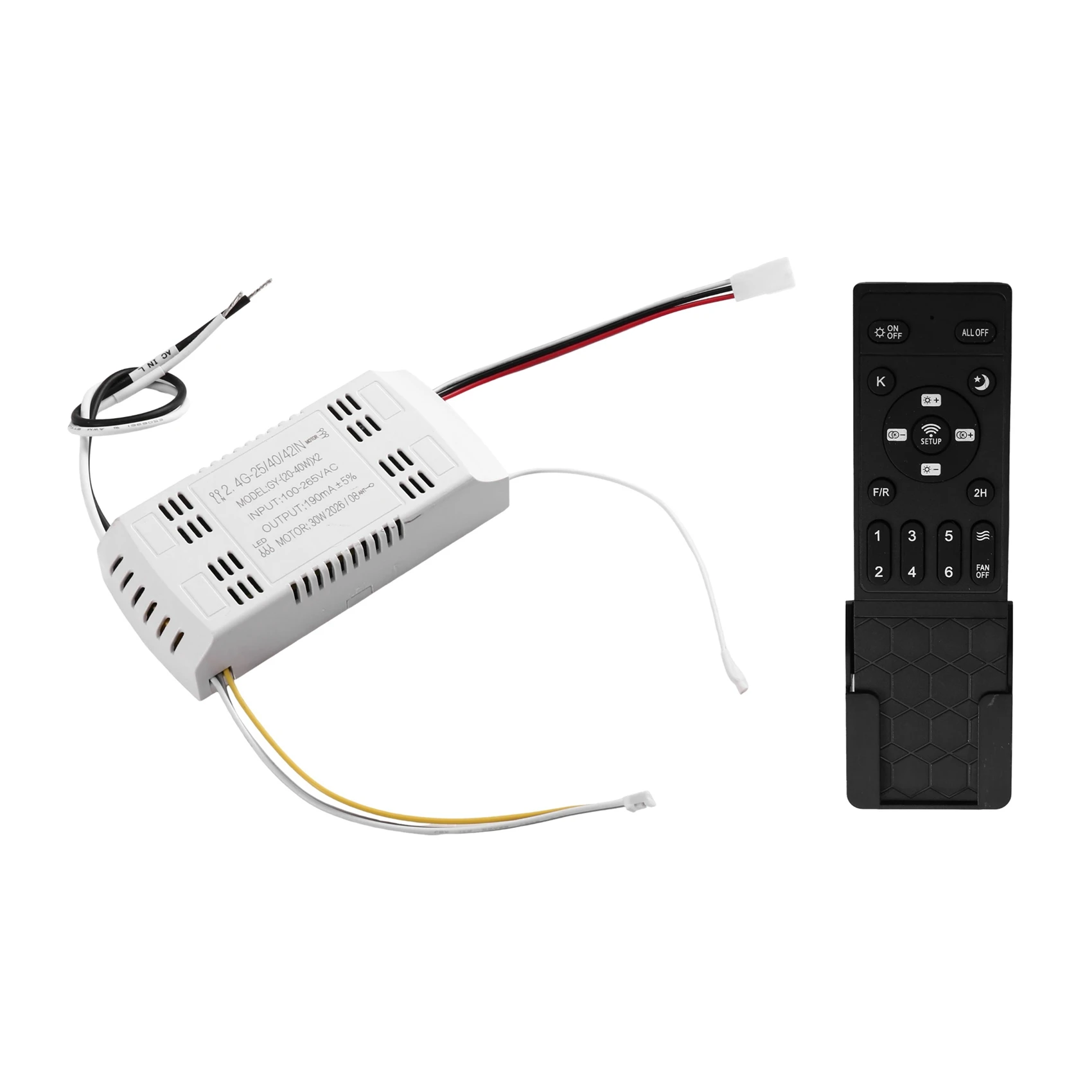 B49C DC And Stepless Dimming Ceiling Fan Light Controller 24V