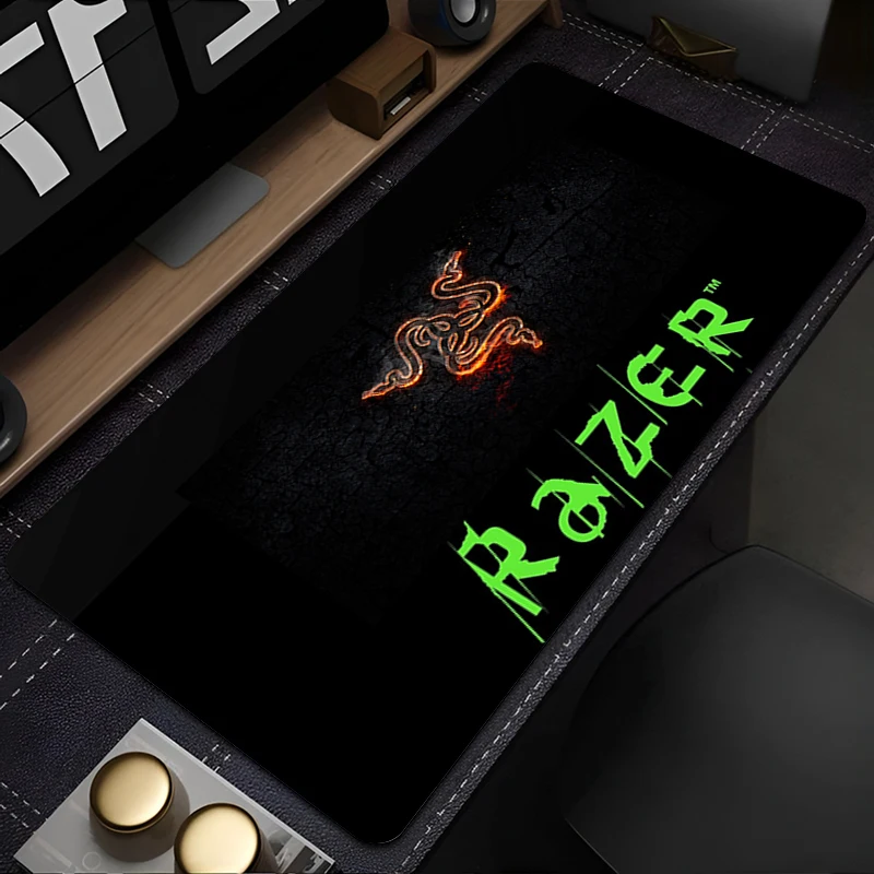 

Razer Mouse Pad Luxury Fashion Brand Anime Pad Anti-slip Desk Mat Rubber Gaming Mats PC Accessories Mousepad Large Extended Pad